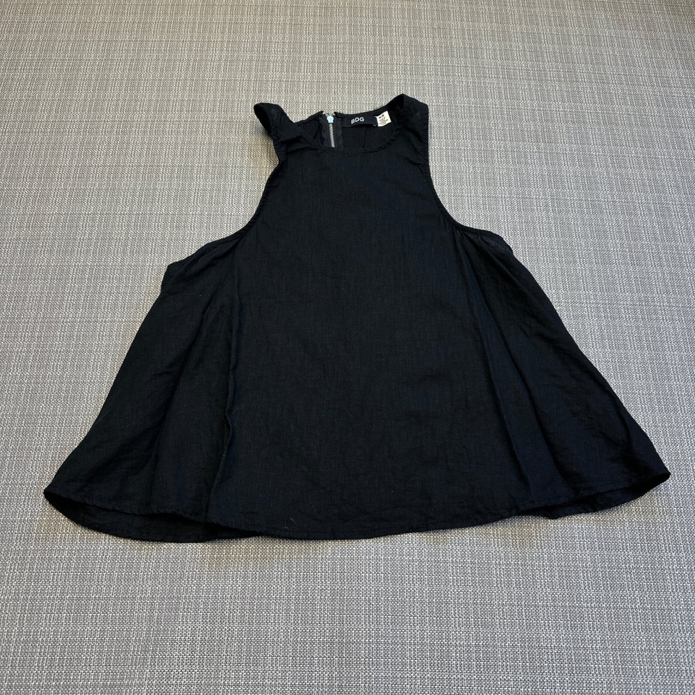 BDG Linen Blend Halter Swing Tank Top‎ Size Medium Sleeveless Flowy Indie